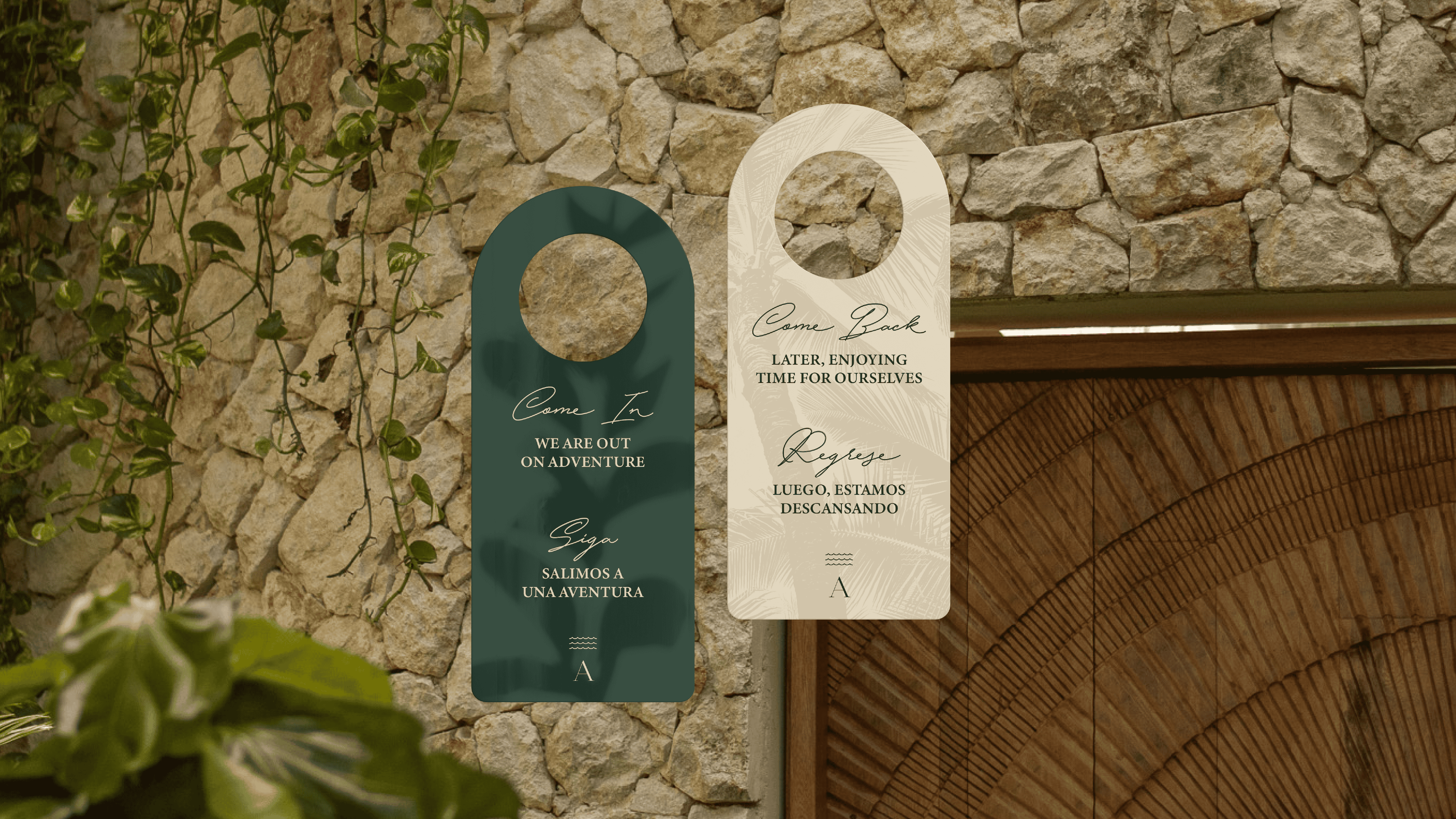 Decorative door hangers with motivational messages for home or office. Perfect for adding style and.