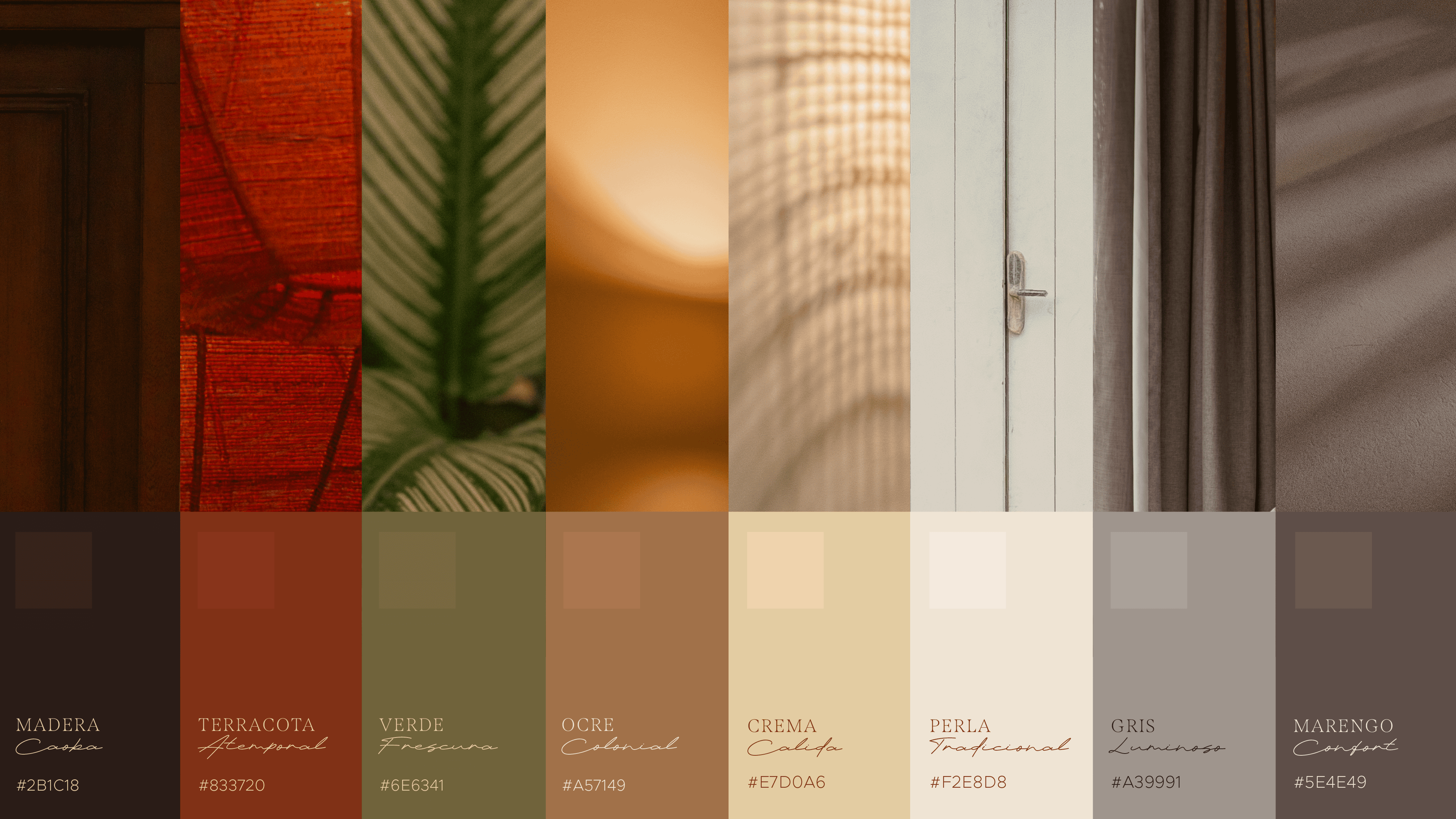 Elegant modern interior featuring wooden textures and soft lighting.