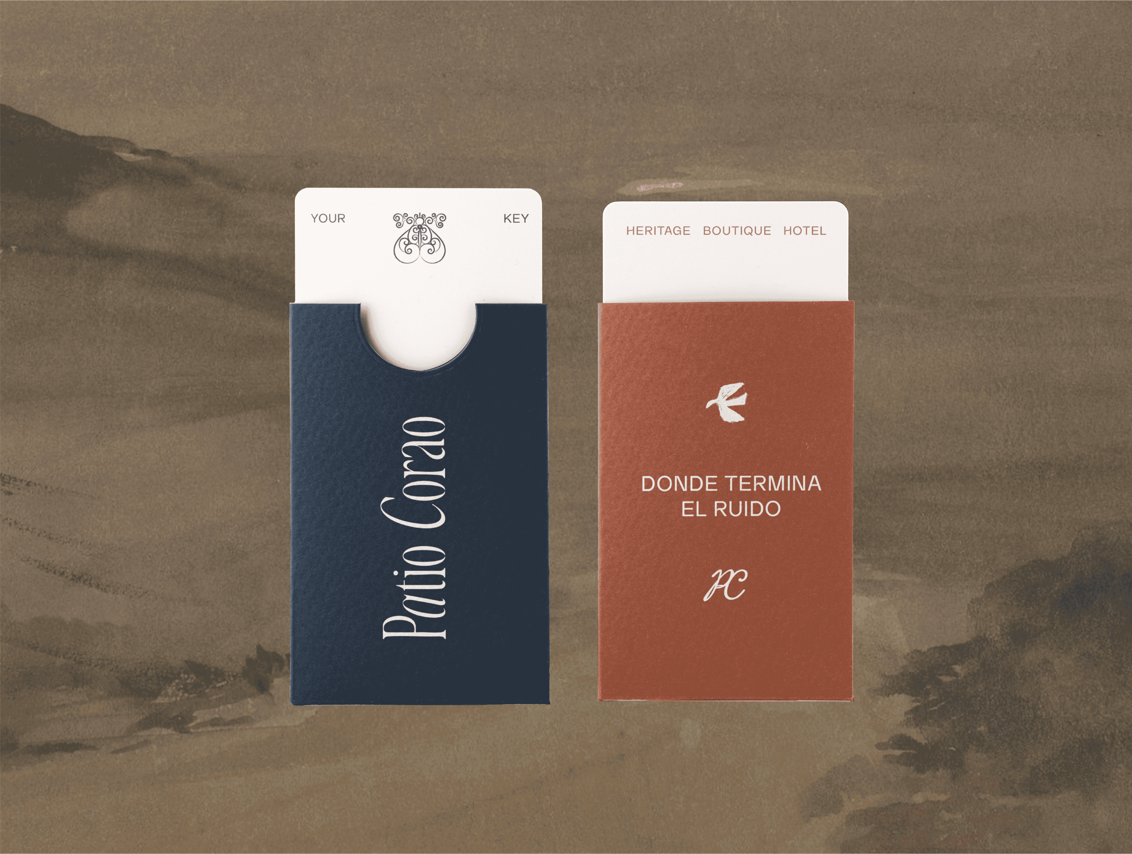 Key card for Patio Cerro hotel or boutique.