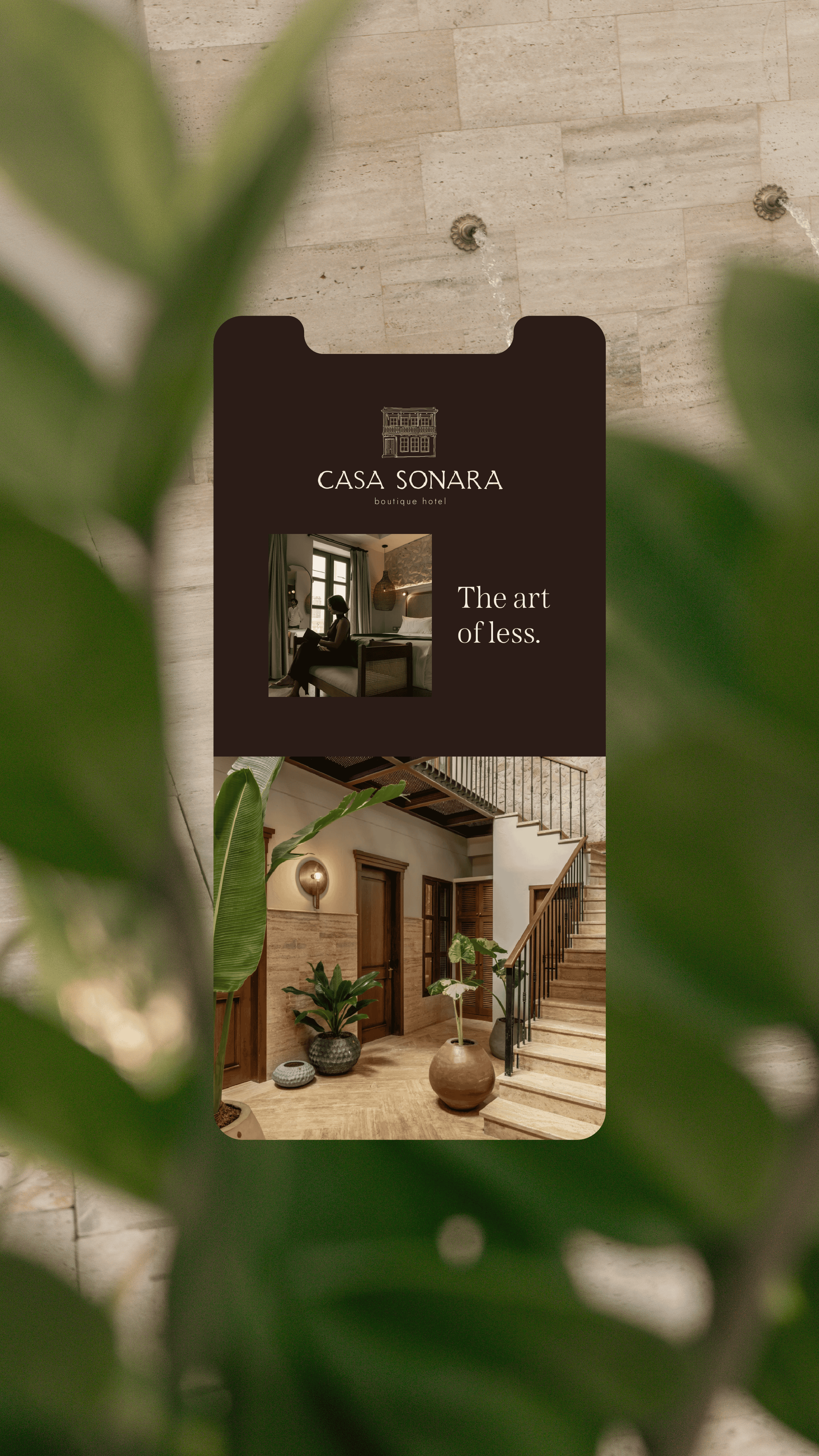 Modern interior design of Casa Sonara with stylish decor and warm lighting.