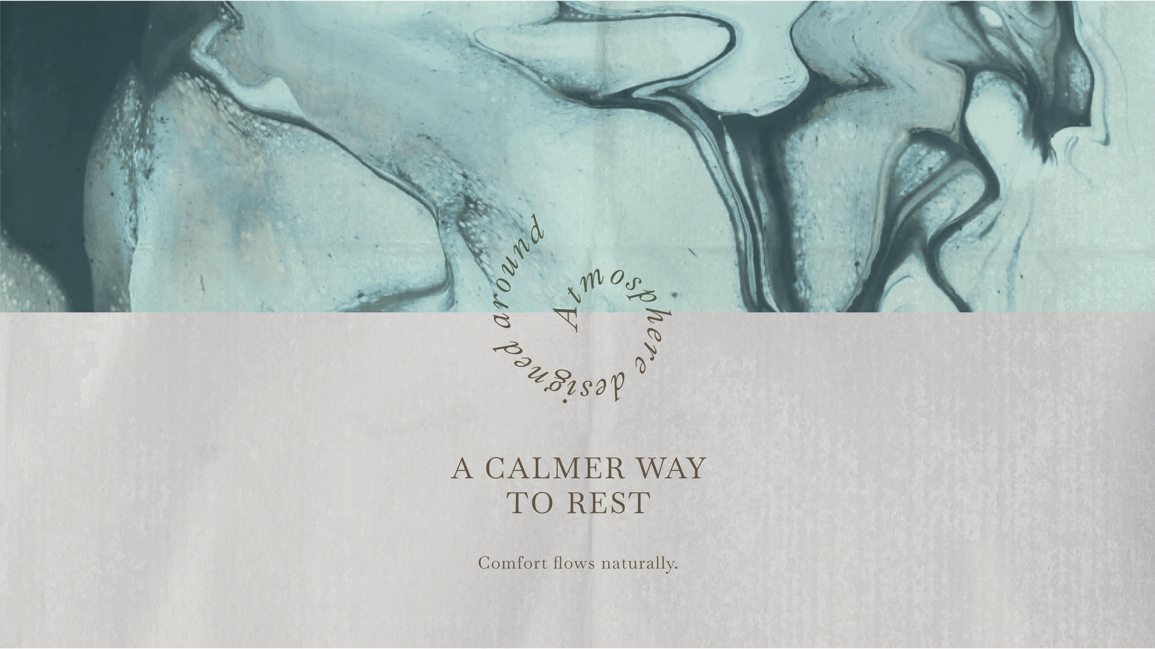 Abstract water-inspired design with calming colors for relaxation.